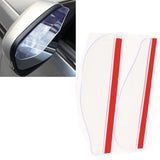 2Pcs Flexible Car Rear View Mirror Anti Rain