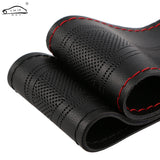 15 inch/38 cm PU Leather Car Steering Wheel Cover