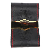 15 inch/38 cm PU Leather Car Steering Wheel Cover