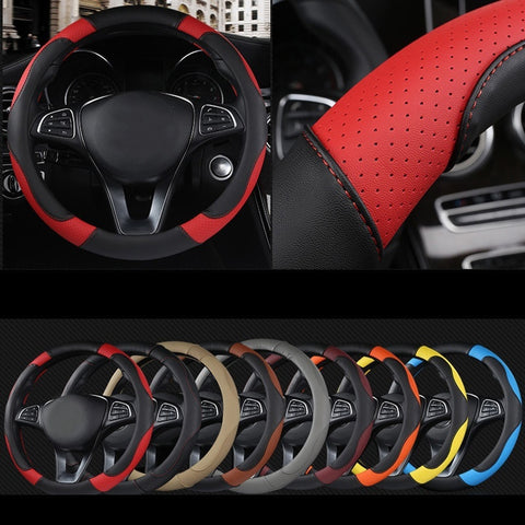 DERMAY Sport Style Car Steering Wheel Cover