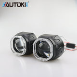 Autoki Square LED Angel Eyes Bi Xenon