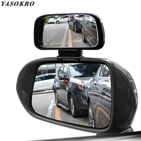 YASOKRO Car Blind Spot Mirror Rotation Adjustable Rear