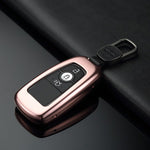 Aluminum Alloy Car Styling Deluxe Car Key Case Shell Remote Key Cover Protector Storage Bag for Ford Mondeo
