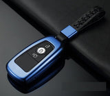 Aluminum Alloy Car Styling Deluxe Car Key Case Shell Remote Key Cover Protector Storage Bag for Ford Mondeo