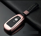 Aluminum Alloy Car Styling Deluxe Car Key Case Shell Remote Key Cover Protector Storage Bag for Ford Mondeo