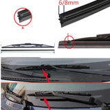 Free shipping Car Wiper Blade Insert Rubber strip